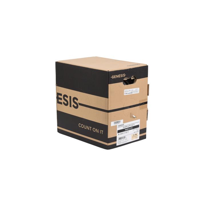Bobina de Cable de 305 Metros (1000 Pies) UTP Cat6 Riser / Color Blanco / UL, CMR, Probado a 350 Mhz / Para