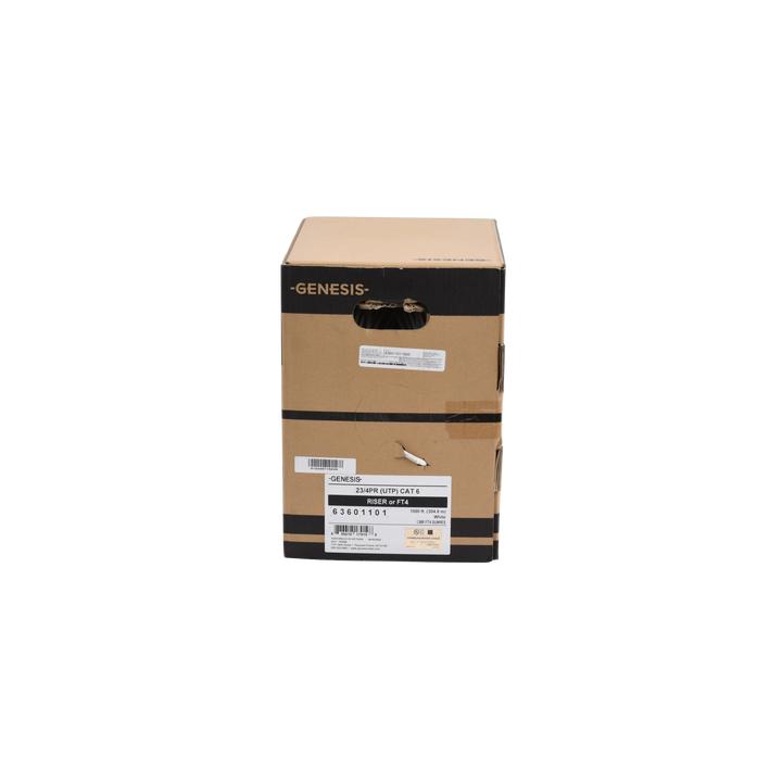 Bobina de Cable de 305 Metros (1000 Pies) UTP Cat6 Riser / Color Blanco / UL, CMR, Probado a 350 Mhz / Para