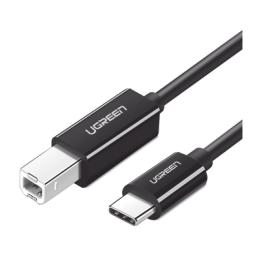 Cable de Impresora o escáner USB-C | 1m (6 pies) | USB Tipo C a USB 2.0 Tipo B | Soporta Thunderbolt 3 | Alta