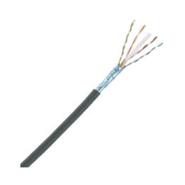 Bobina de Cable Planta Externa con Gel, de 4 Pares, Cat6A, UTP, Color Negro, 305 Metros (1000 Pies)