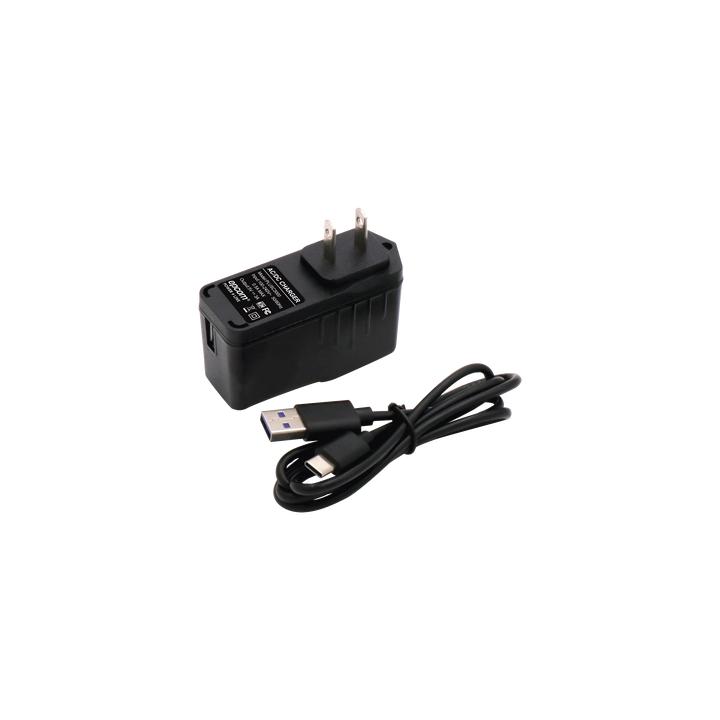 Adaptador de pared de 5 Vcc, @ 3 A con micro-USB tipo C
