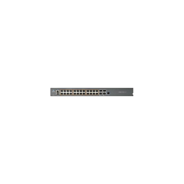 Switch cnMatrix EX2028-P capa 3 de 28 puertos (24 PoE Gigabit 802.3af/at, 4 SFP+) administración desde la Nube