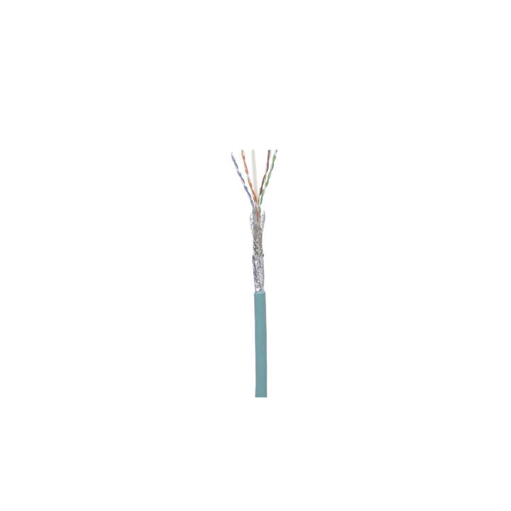 Bobina de Cable Blindado SF/UTP Categoría 6A, Uso Industrial con Resistencia al Aceite y Rayos UV, Multifilar 24/7