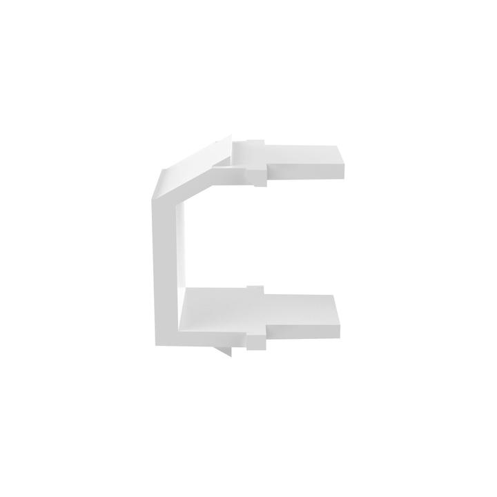 Módulo de Tapa Ciega (Inserto Ciego), Tipo Keystone, Color Blanco, 1 Pieza