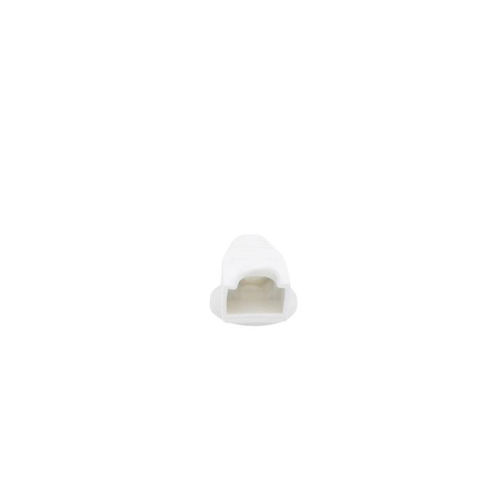 Bota Plástica para Protección de Plug RJ45, Color Blanco