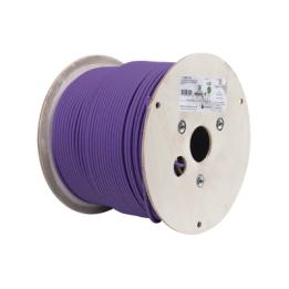 Bobina de Cable U/UTP de 4 Pares, Z-MAX, Cat6A, Soporte de Aplicaciones 10GBase-T, LS0H, Color Violeta, 305 Metros
