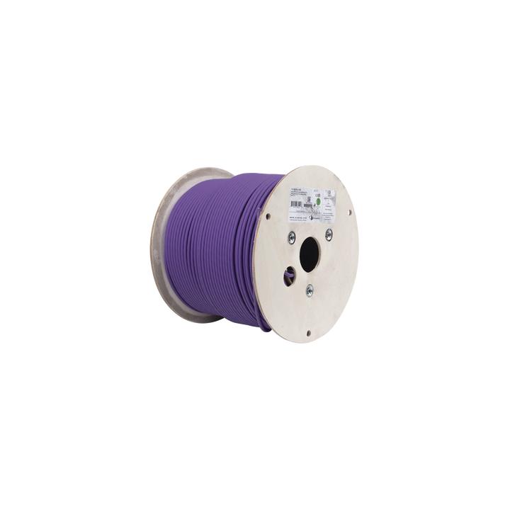 Bobina de Cable U/UTP de 4 Pares, Z-MAX, Cat6A, Soporte de Aplicaciones 10GBase-T, LS0H, Color Violeta, 305 Metros