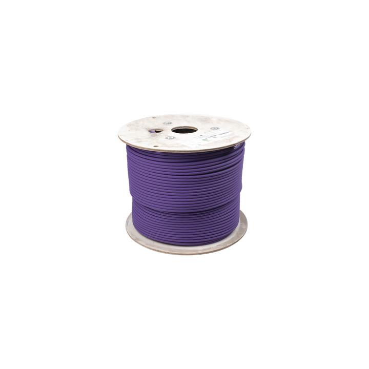 Bobina de Cable U/UTP de 4 Pares, Z-MAX, Cat6A, Soporte de Aplicaciones 10GBase-T, LS0H, Color Violeta, 305 Metros