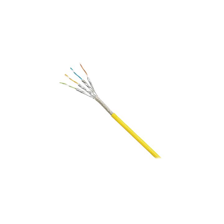 Bobina de Cable Blindado S/FTP Categoría 6A, Uso Industrial con Resistencia al Aceite, Rayos UV y Abrasión,
