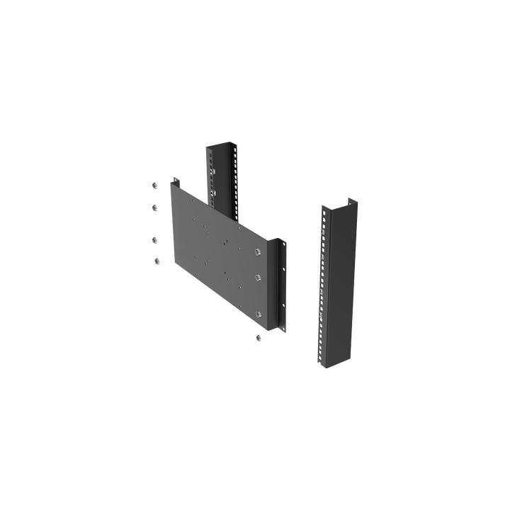 Montaje para Monitor VESA 75x75 hasta 200x200. Compatible con rack 19" 5U.