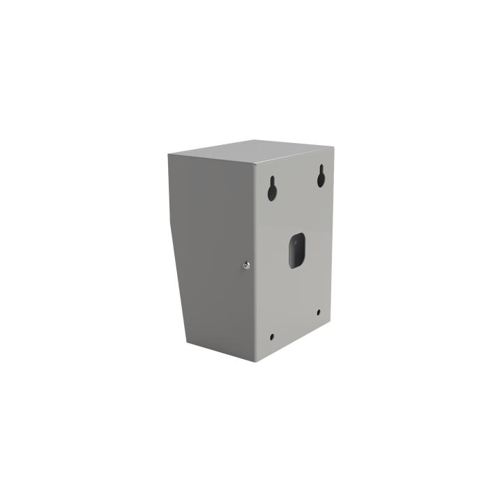 Cubierta Industrial para montaje de Porteros IP Fanvil y Grandstream, pintura electrostática color gris.