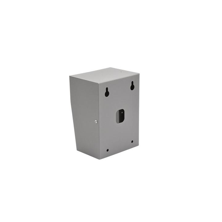 Cubierta Industrial para montaje de Porteros IP Fanvil y Grandstream, pintura electrostática color gris.