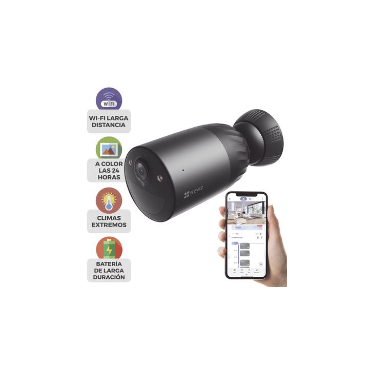 Cámara WIFI / 4K / Batería Recargable Compatible con Panel Solar CS-CMTSOLARPANEL-E/ 2.8mm / Conector Tipo C / Audio