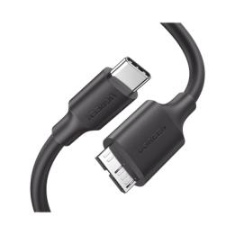 Cable USB Tipo C 3.0 a Micro Tipo B | 1m |Carga Rápida | 5 Gbps | Transferencia de Datos | Blindaje Interior Múltiple