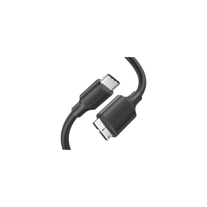 Cable USB Tipo C 3.0 a Micro Tipo B | 1m |Carga Rápida | 5 Gbps | Transferencia de Datos | Blindaje Interior Múltiple