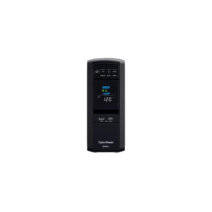 UPS de 1000 VA/600 W, Topología Línea Interactiva, Entrada 120 Vca NEMA 5-15P, Onda Senoidal Pura, Tipo Torre, Con 10