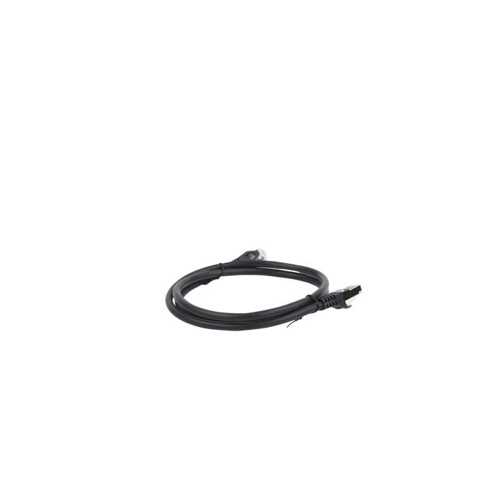 Cable de Parcheo FTP Cat6 - 1.0 Metro (3.28 Pies) - Negro
