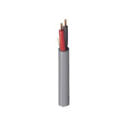 Bobina de 305 Metros (1000 Pies) de Cable / 2 x 16 AWG / Color Gris / Para Aplicaciones Multi Propósito, Seguridad,