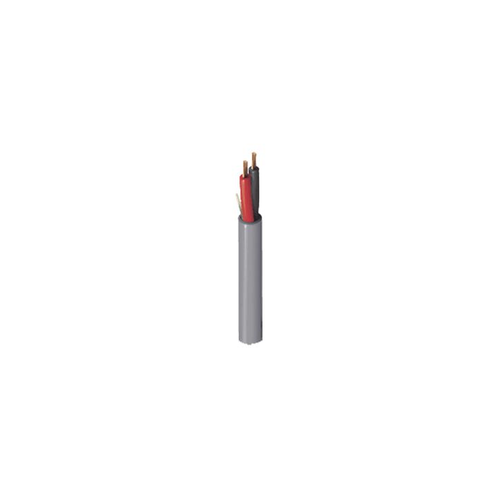 Bobina de 305 Metros (1000 Pies) de Cable / 2 x 16 AWG / Color Gris / Para Aplicaciones Multi Propósito, Seguridad,