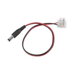 Cable de Alimentación con Conector Macho a Bloque de Terminal Atornillable / Calibre 18 AWG / Longitud 28.5 cm (11.22