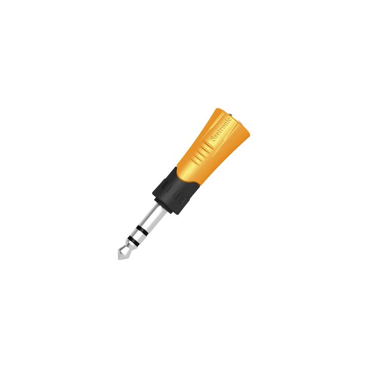 Conector Estéreo | 1/4in - Jack de 3.5 mm | Adaptador de Carcasa de Plastico