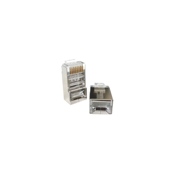Conector RJ45 para Cable FTP/STP Categoría 5E - Blindado sin pin a tierra