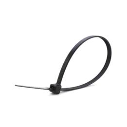 Corbata o Cincho de Nylon Color Negro, 4.8 x 280mm (100 piezas)