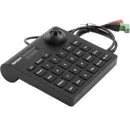 Mini Teclado controlador PTZ con pantalla LCD y joystick altamente resistente
