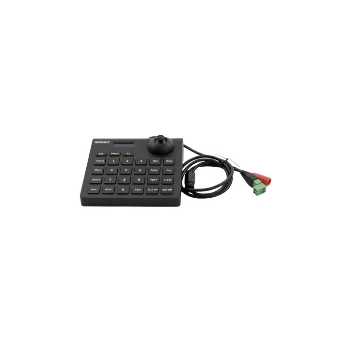 Mini Teclado controlador PTZ con pantalla LCD y joystick altamente resistente