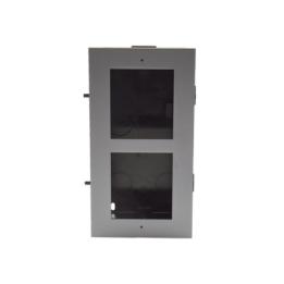 Base de 2 Espacios para EMPOTRAR Módulos de Videoporteros Hikvision