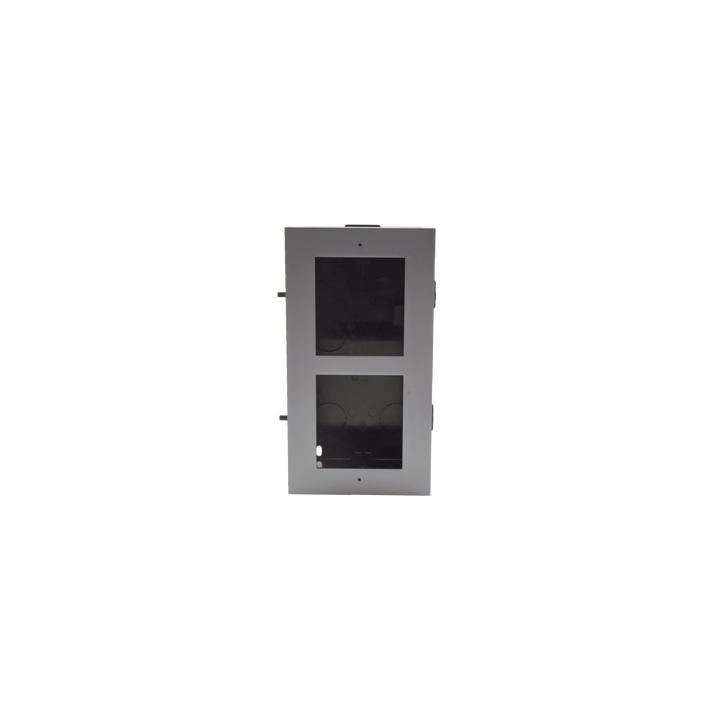 Base de 2 Espacios para EMPOTRAR Módulos de Videoporteros Hikvision