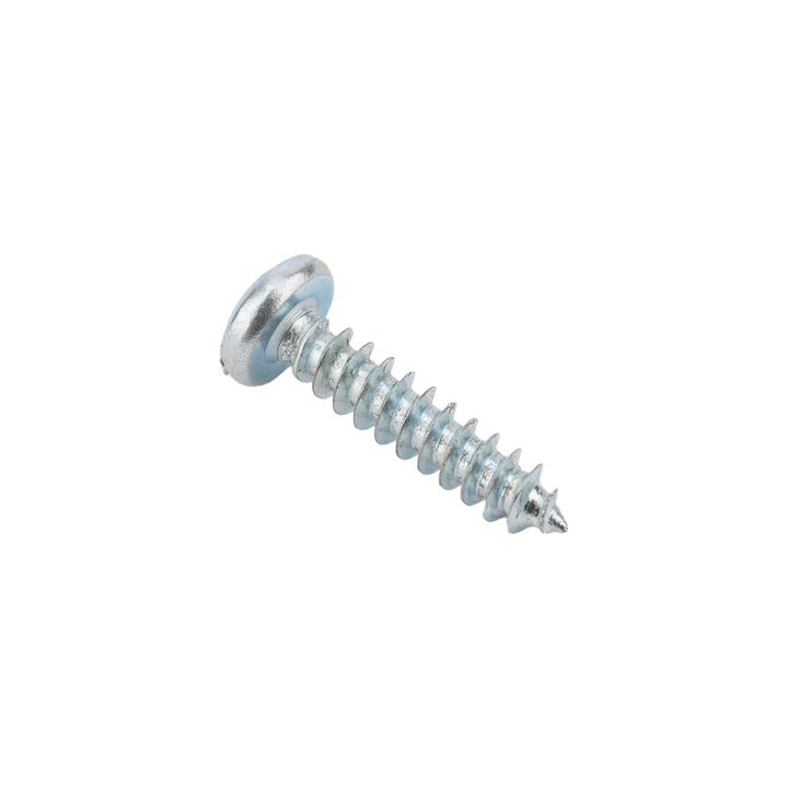 Paquete de 20 taquetes blancos  3/4" y 20 tornillos 8mm x 3/4" (1101-05002)