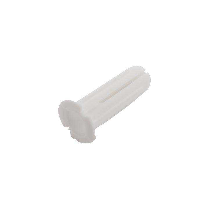 Paquete de 20 taquetes blancos  3/4" y 20 tornillos 8mm x 3/4" (1101-05002)