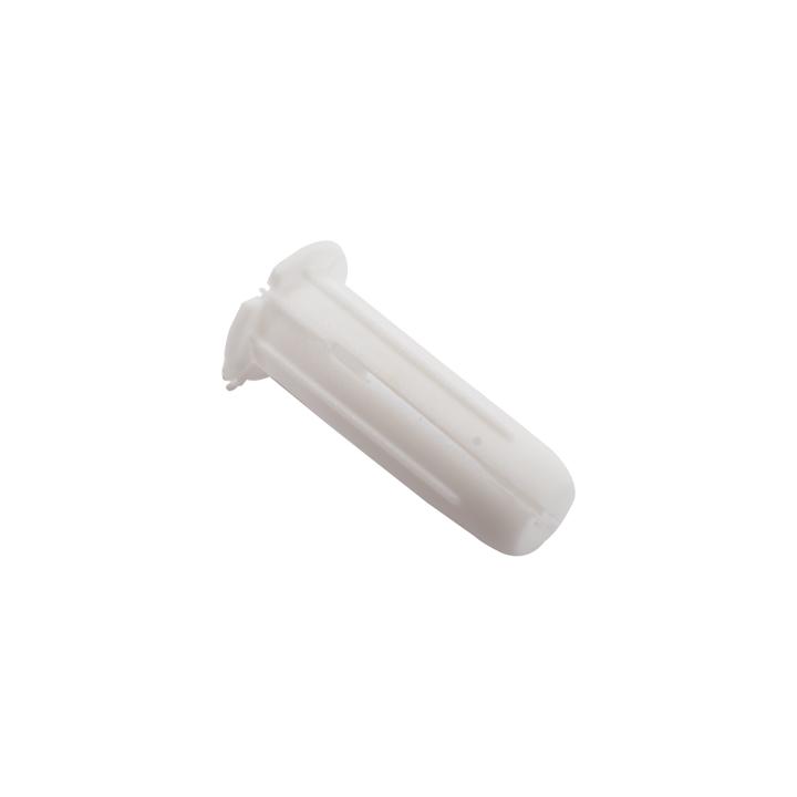 Paquete de 20 taquetes blancos  3/4" y 20 tornillos 8mm x 3/4" (1101-05002)