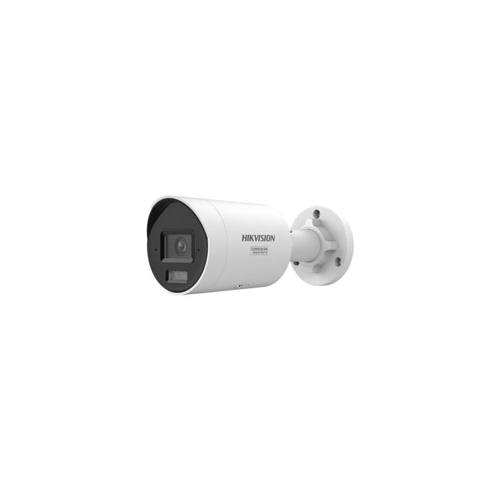 [Dual Light + ColorVu 3.0 + HikAI] Bala IP 6 Megapixel / Lente 2.8 mm / 40 mts IR + Luz Blanca / 2 Microfonos