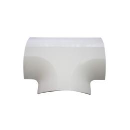 Sección en "T" color blanco de PVC auto extinguible para canaleta DMC4FT (9440-02001)