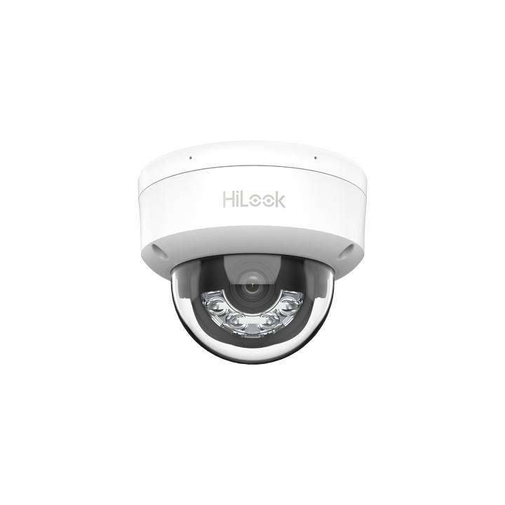 [Dual Light] Domo IP de 2 Megapixel (1080p) / Lente 2.8 mm / 20 mts IR + 15 mts Luz Blanca / Micrófono Integrado /
