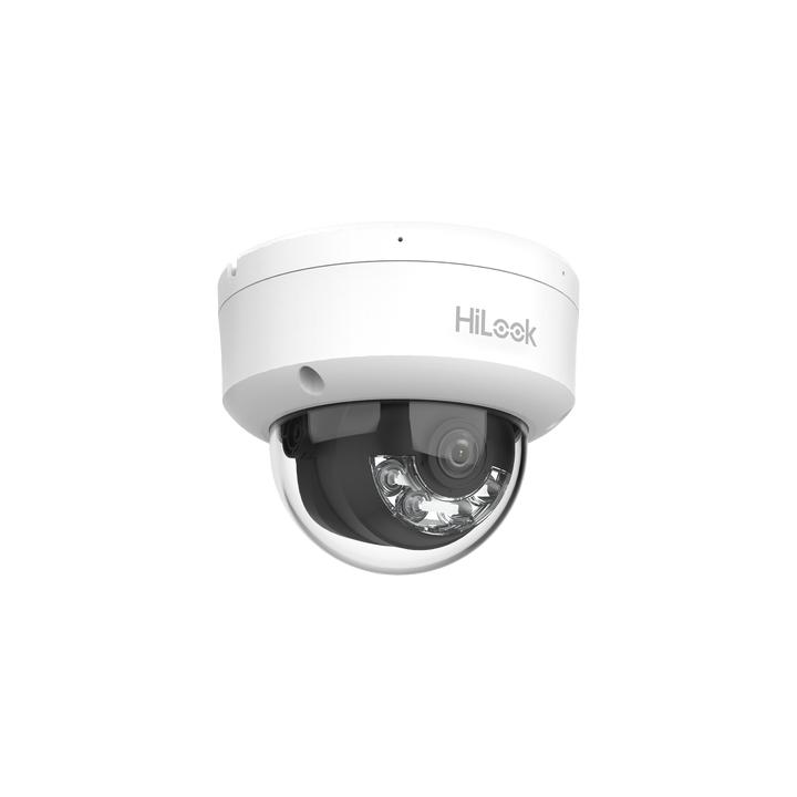 [Dual Light] Domo IP de 2 Megapixel (1080p) / Lente 2.8 mm / 20 mts IR + 15 mts Luz Blanca / Micrófono Integrado /