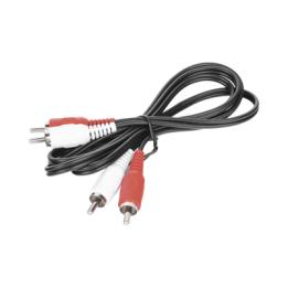 Cable RCA Macho a Macho de 1 Metro (3.28 Pies) de Longitud, para Aplicaciones de Audio y Video Optimizado para HD