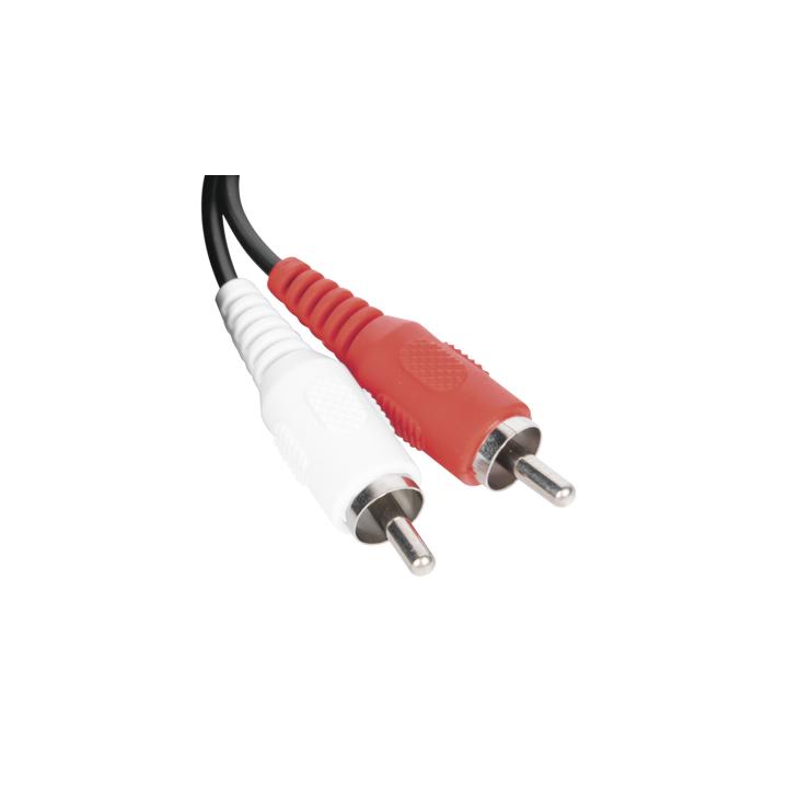 Cable RCA Macho a Macho de 1 Metro (3.28 Pies) de Longitud, para Aplicaciones de Audio y Video Optimizado para HD