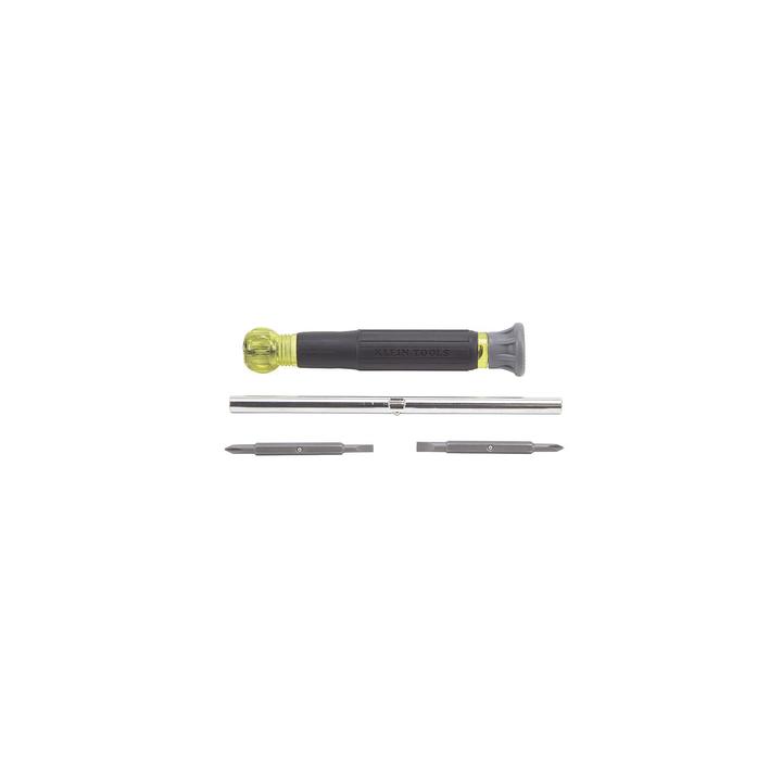 Desarmador de Precisión Magnético 4 en 1 (Punta PH0, PH00 y Planas 3.2 y 2.4 mm).