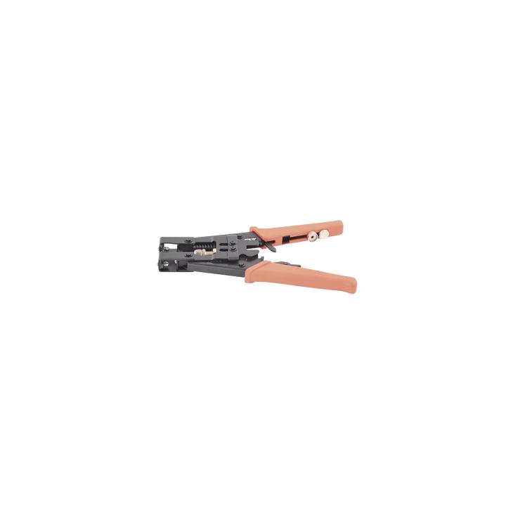 Pinzas para Instalar Conectores a Prueba de Agua, Tipo Compresión de F ó BNC, en Cables RG-59 (4C), RG-6 (5C)