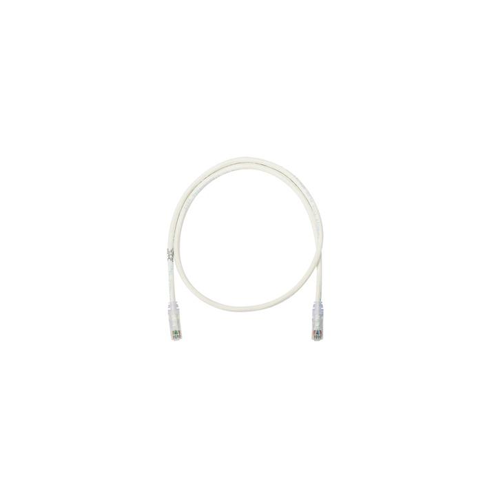 Cable de Parcheo UTP Categoría 6, con Plug Modular en Cada Extremo - 2 Metros (6.56 Pies) - Blanco Mate