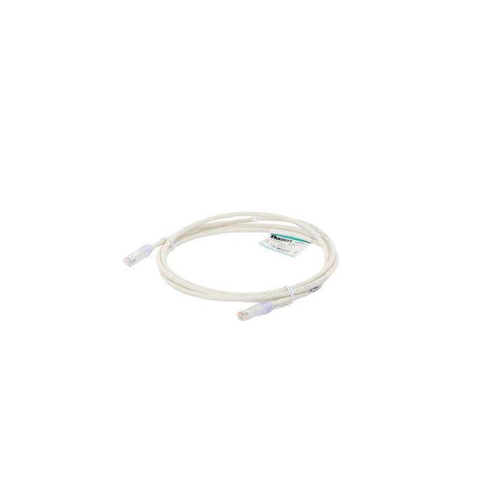 Cable de Parcheo UTP Categoría 6, con Plug Modular en Cada Extremo - 2 Metros (6.56 Pies) - Blanco Mate