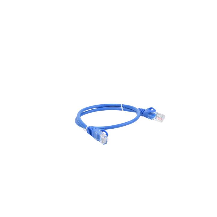 Cable de Parcheo UTP Cat5e - 0.5 Metros (1.64 Pies) - Azul