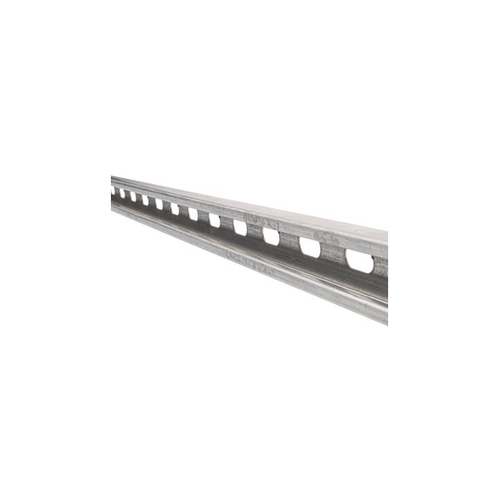 Unicanal perforado 4x2, 3000 mm, con acabado Electro Zinc