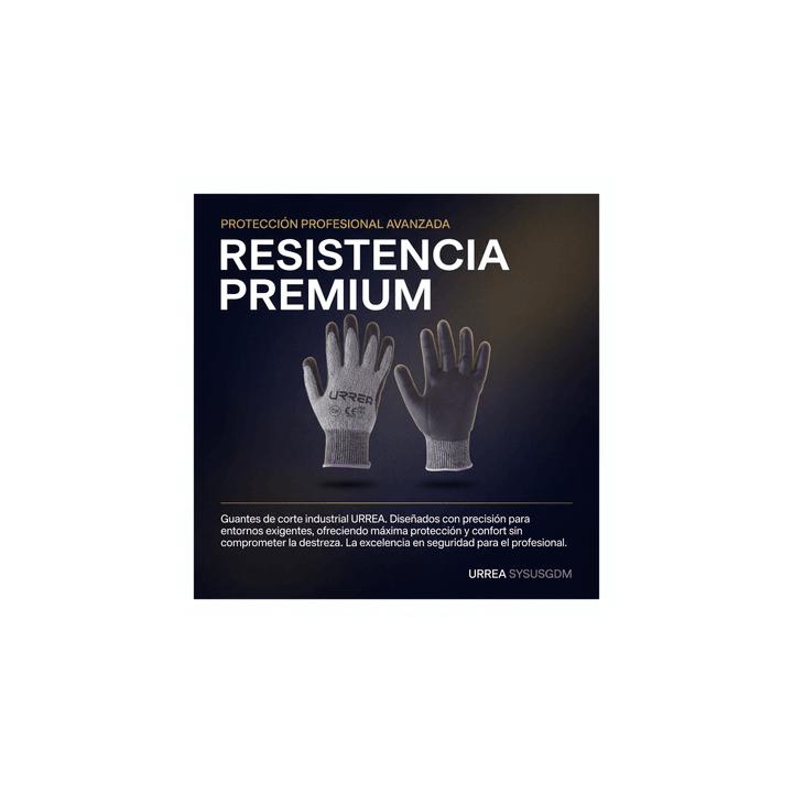 Guantes talla mediana supraneema con recubrimiento de nitrilo.