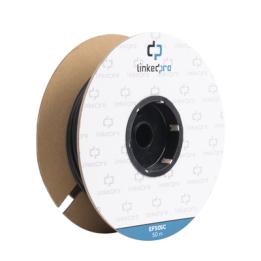 Carrete de Fibra Óptica Monomodo con Conectores SC-SC Duplex, Reforzada con Kevlar, de 50 Metros (164.04 Pies), Para