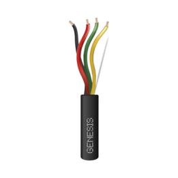 Carrete de Cable 305 Metros (1000 Pies) / 4 x 18 AWG / Cable Direct Burial / Para Uso en Intemperie / Uso en
