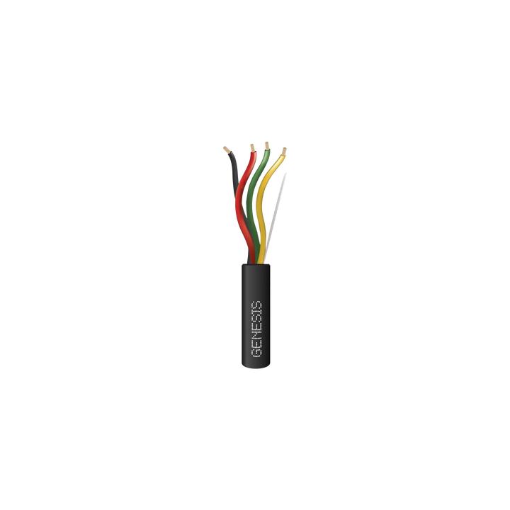 Carrete de Cable 305 Metros (1000 Pies) / 4 x 18 AWG / Cable Direct Burial / Para Uso en Intemperie / Uso en